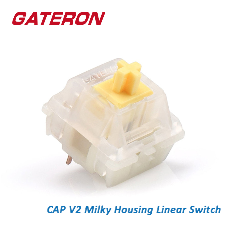 Gaming Accessories Aesthetic - GATERON CAP Màu Vàng Sữa Tuyến