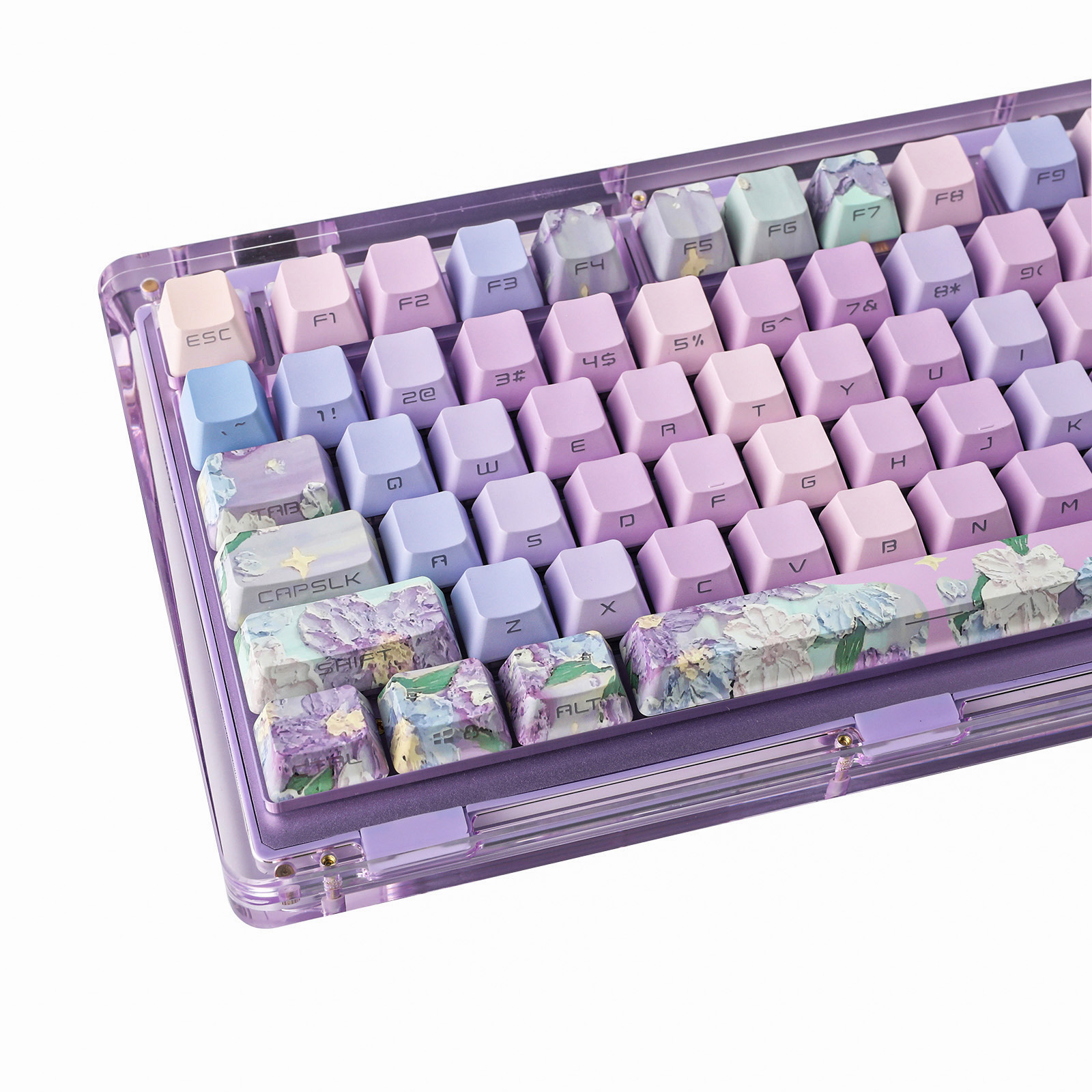 KiiBOOM Violet Keycaps Set 133 - đánh giá và giá Gaming Accessories Aesthetic