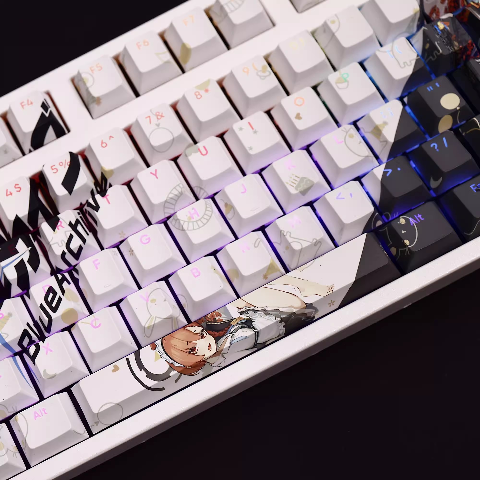 108 Keys/set Blue Archive Mika - đánh giá và giá Gaming Accessories Aesthetic