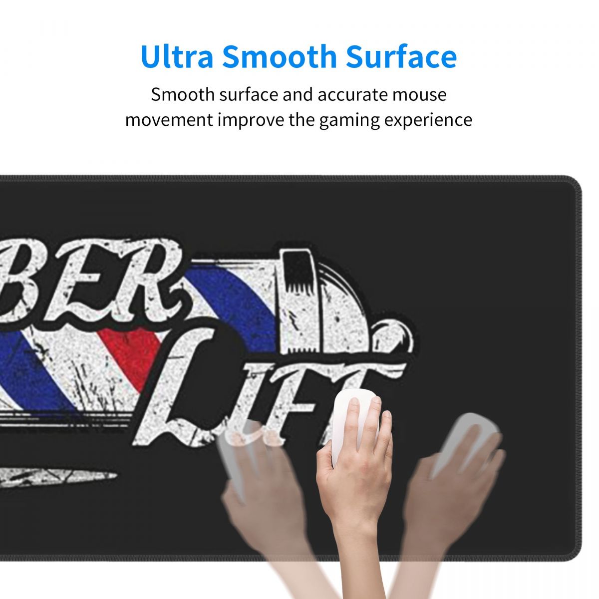 Large Mouse Pad Barber Shop Si - đánh giá và giá Gaming Accessories Shop